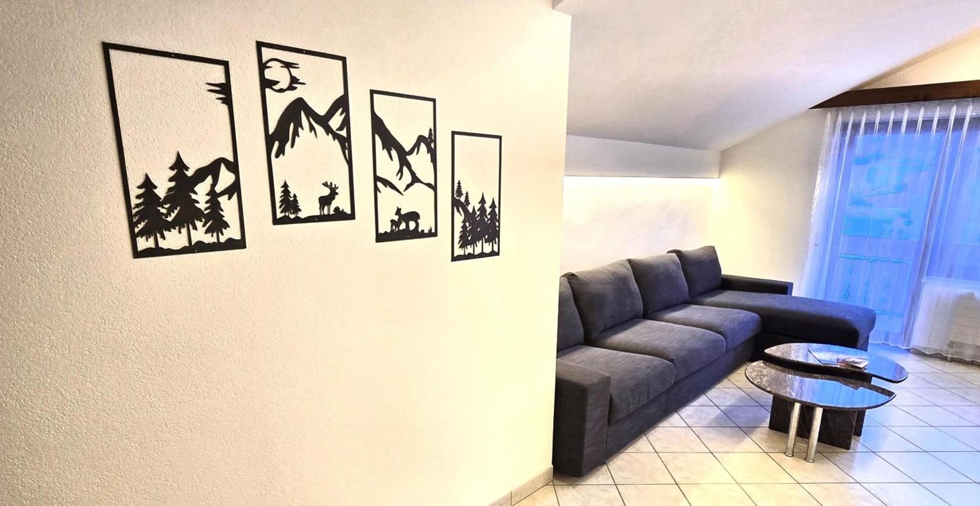 Ferienhaus Adonis Saas-Grund Exteriör bild